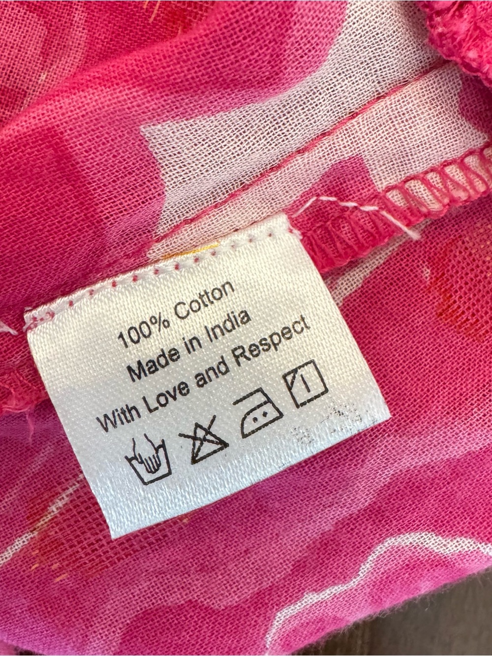 La Plage Magenta Pink‎ Tiered Ruffled Lined Cotton Mini Dress Size Small Resort - Picture 8 of 9